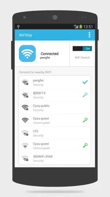 WiFiKey android App screenshot 4